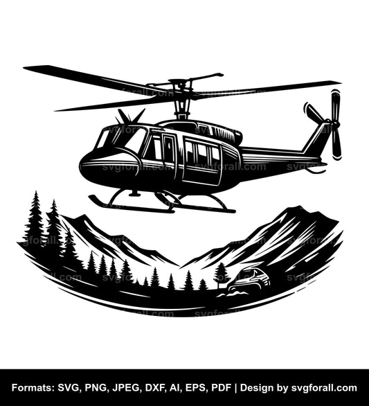 Helicopter SVG Download