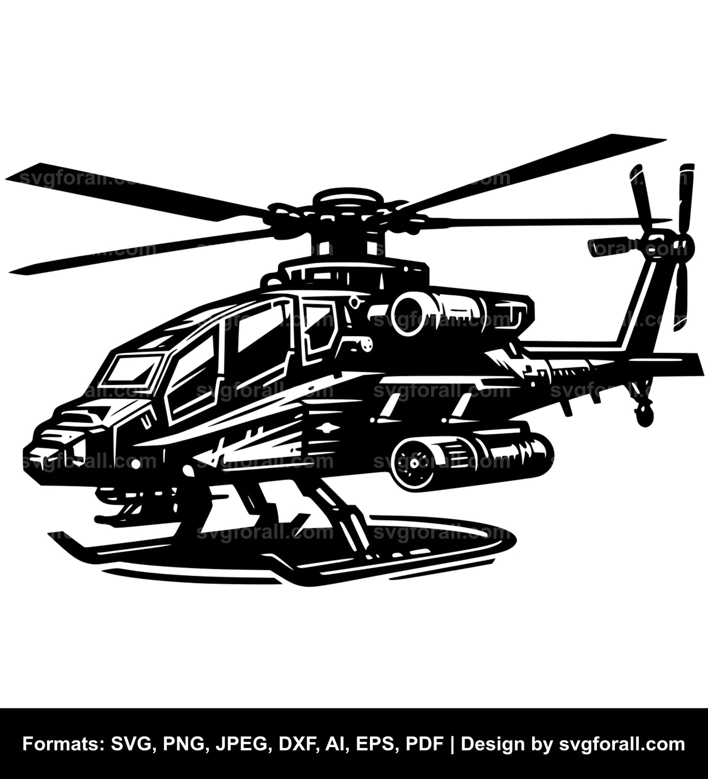 Helicopter SVG File