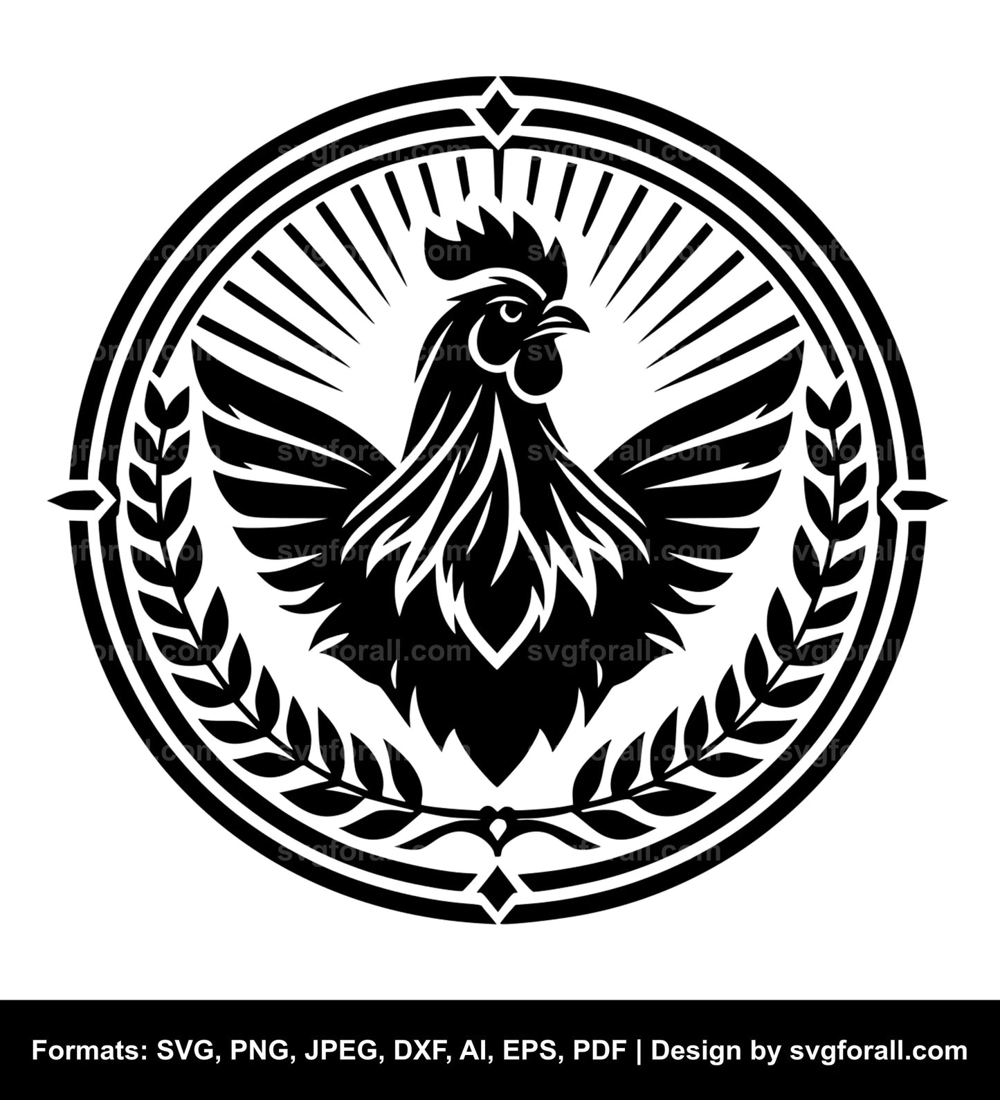 Hen Clipart SVG