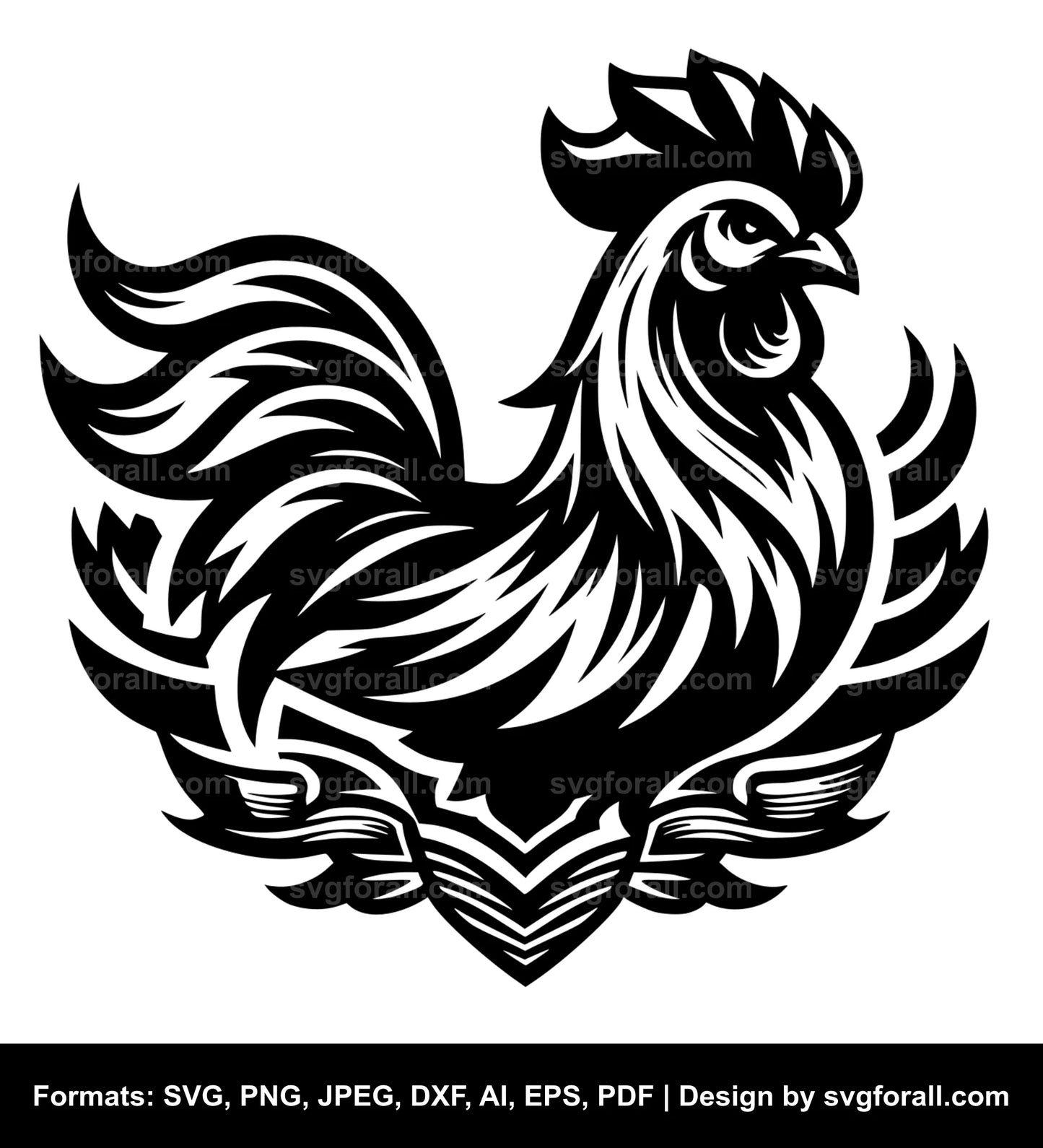 Hen SVG File