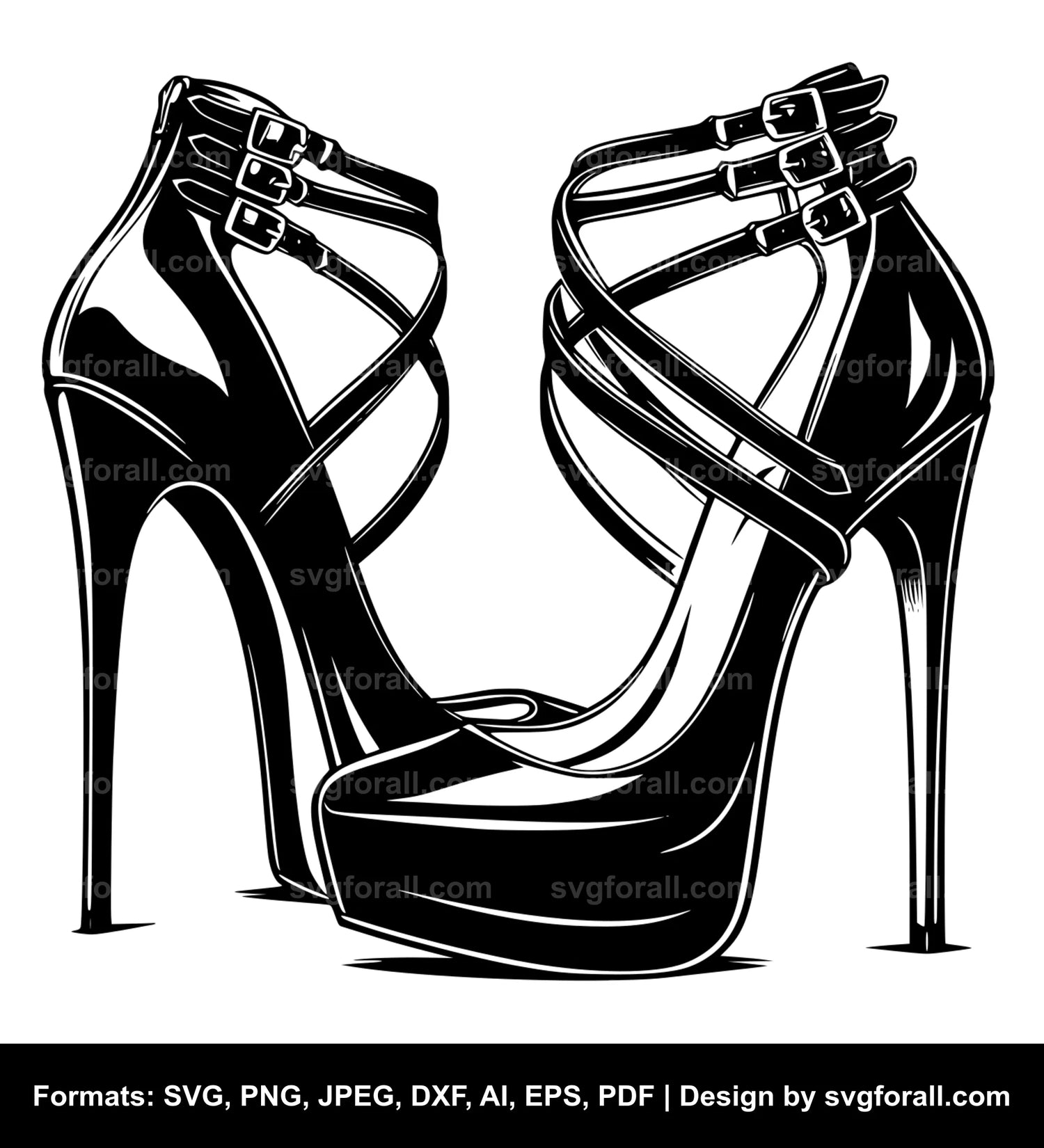 High Heels Clipart SVG