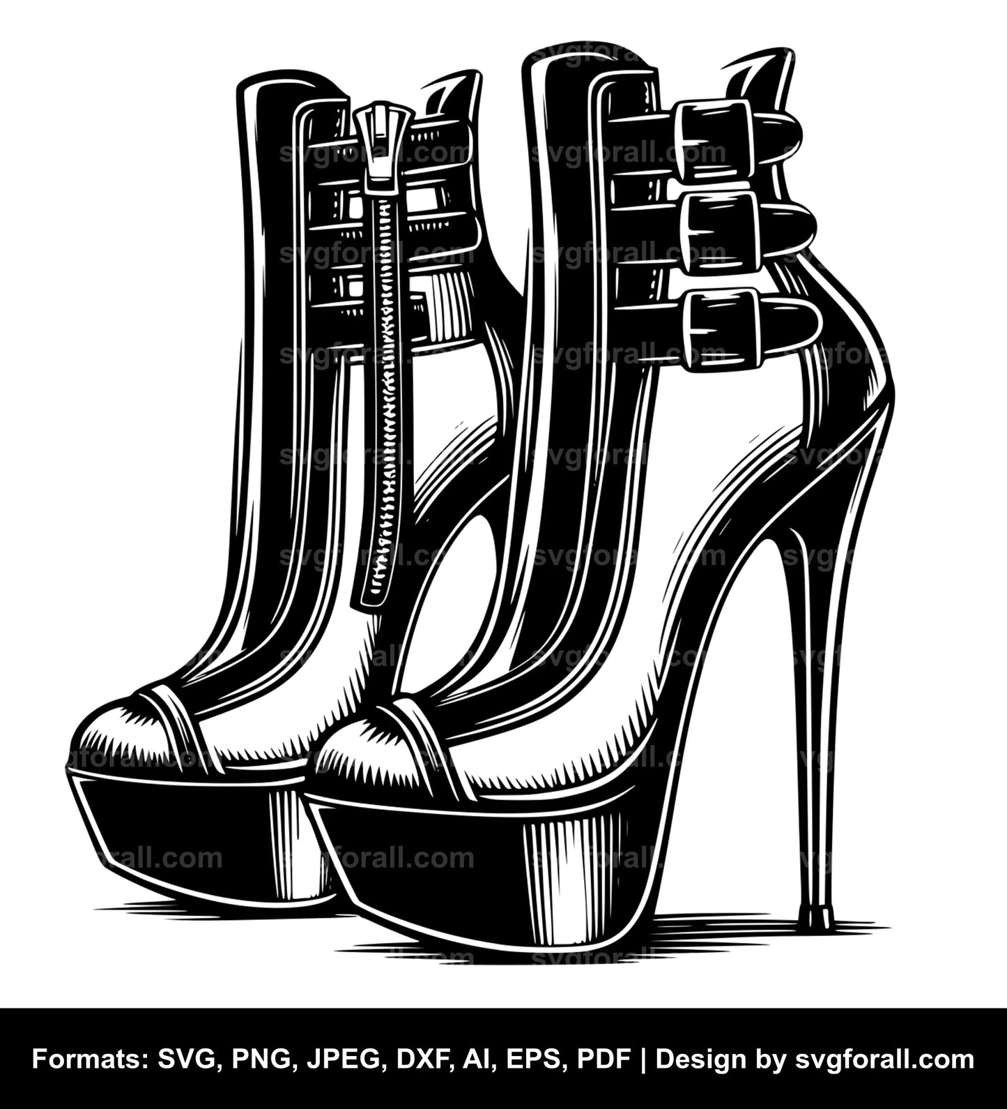 High Heels Cricut SVG