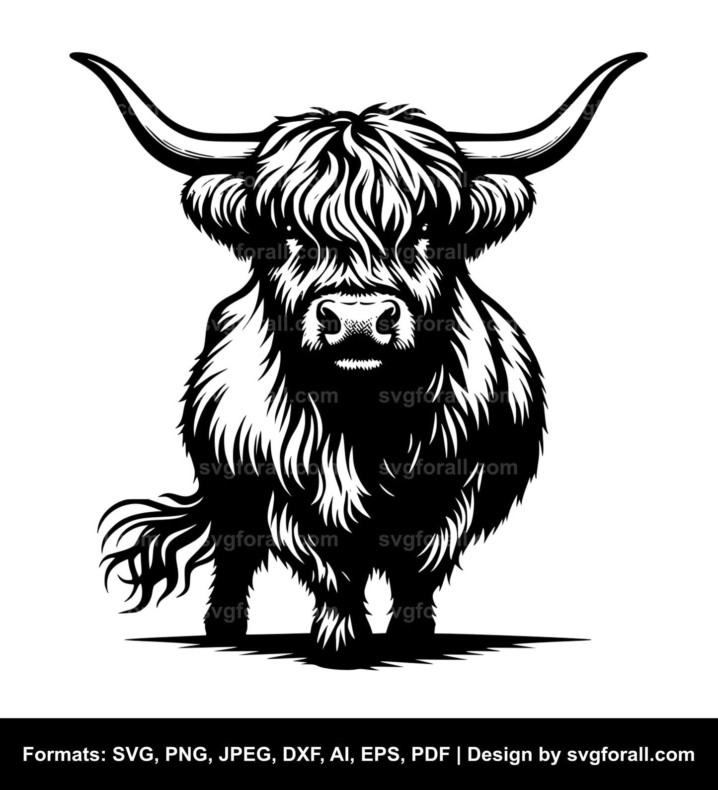 Highland Cattle SVG