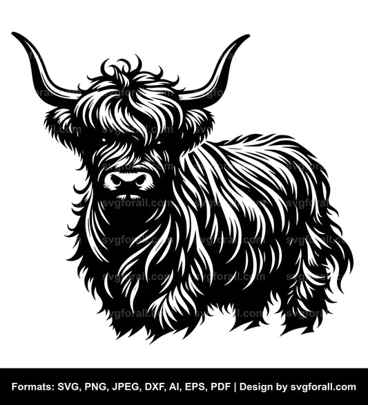 Highland Cattle SVG File