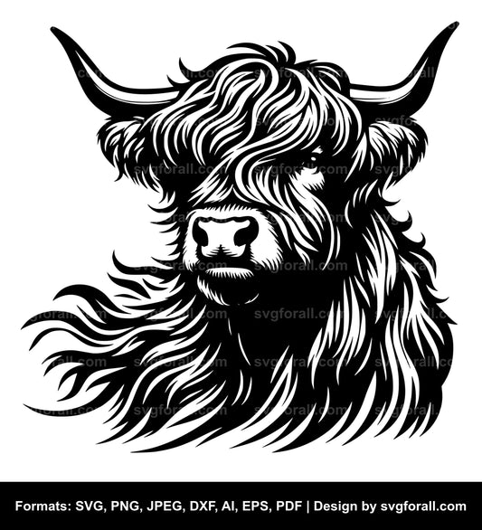 Highland Cow SVG Cut File