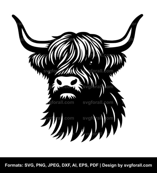 Highland Cow SVG Download