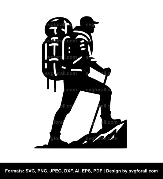 Hiker SVG