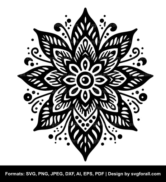 Hippie Flower Cricut SVG