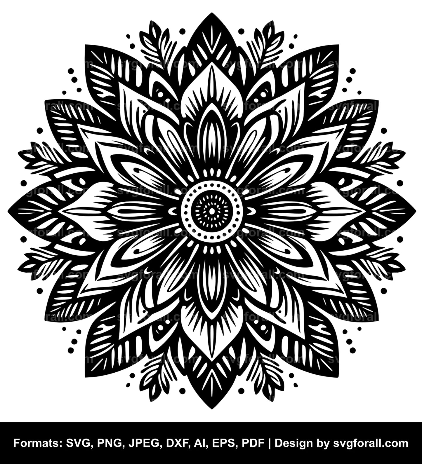 Hippie Flower SVG