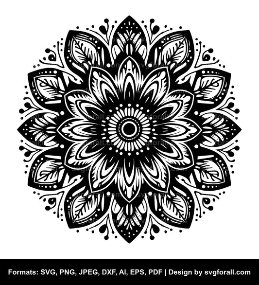 Hippie Flower SVG File