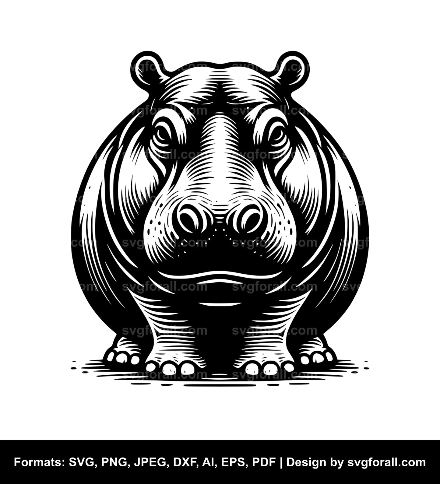 Hippopotamus SVG