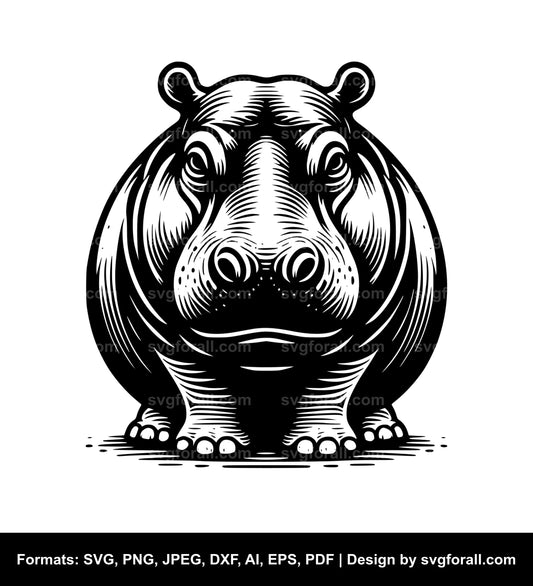 Hippopotamus SVG