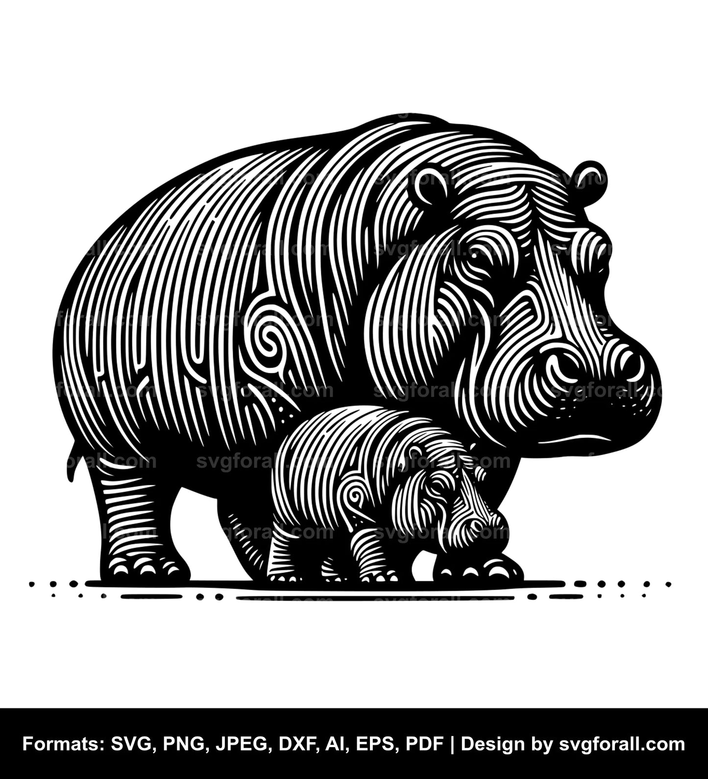 Hippopotamus SVG Download