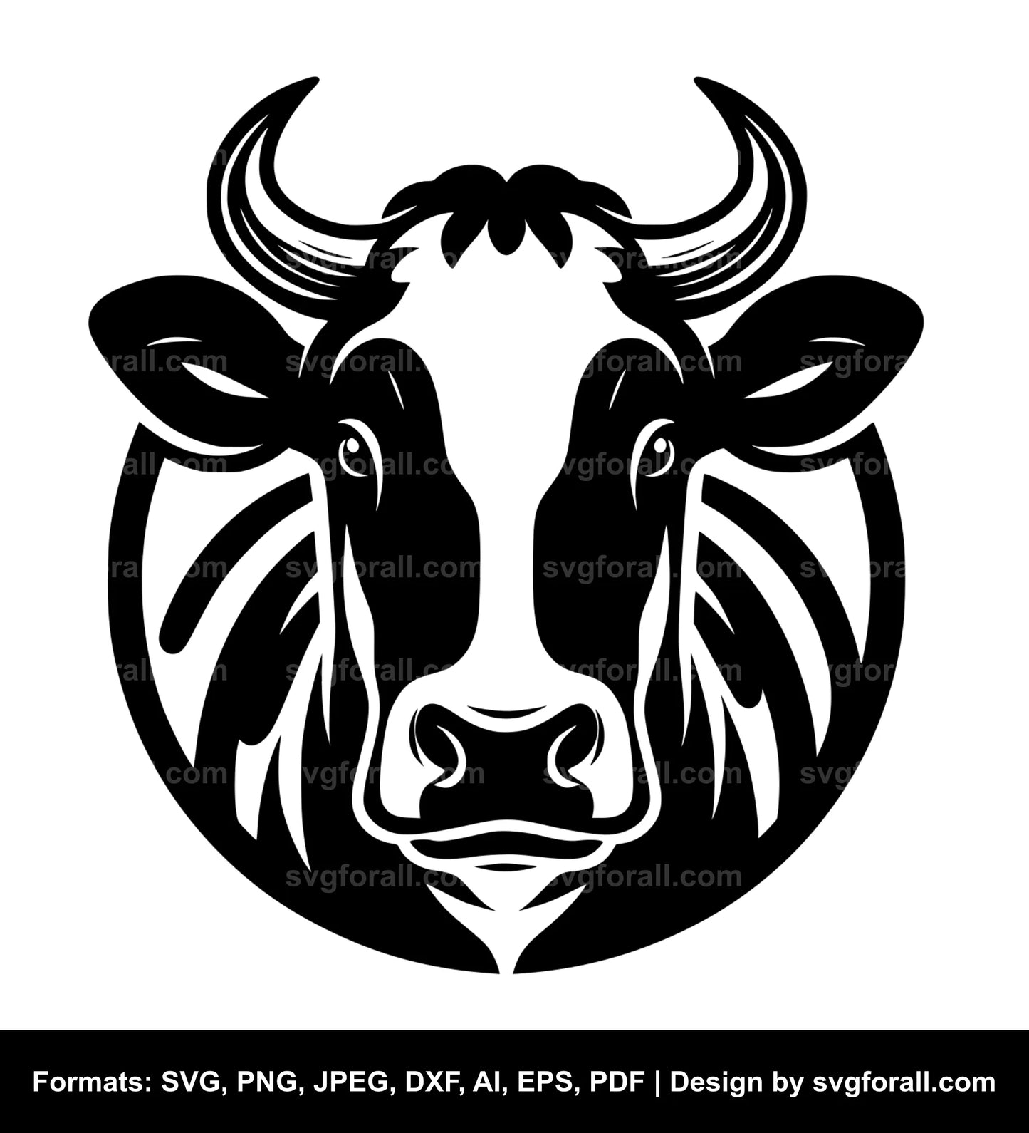 Holstein Cow Cricut SVG