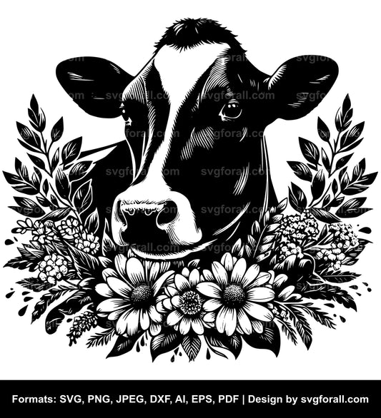 Holstein Cow SVG File