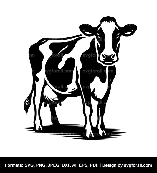 Holstein Cow SVG Vector