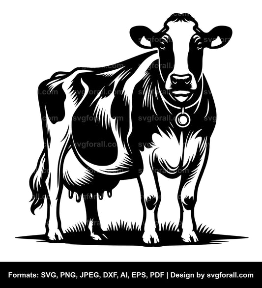 Holstein Dairy Cow SVG