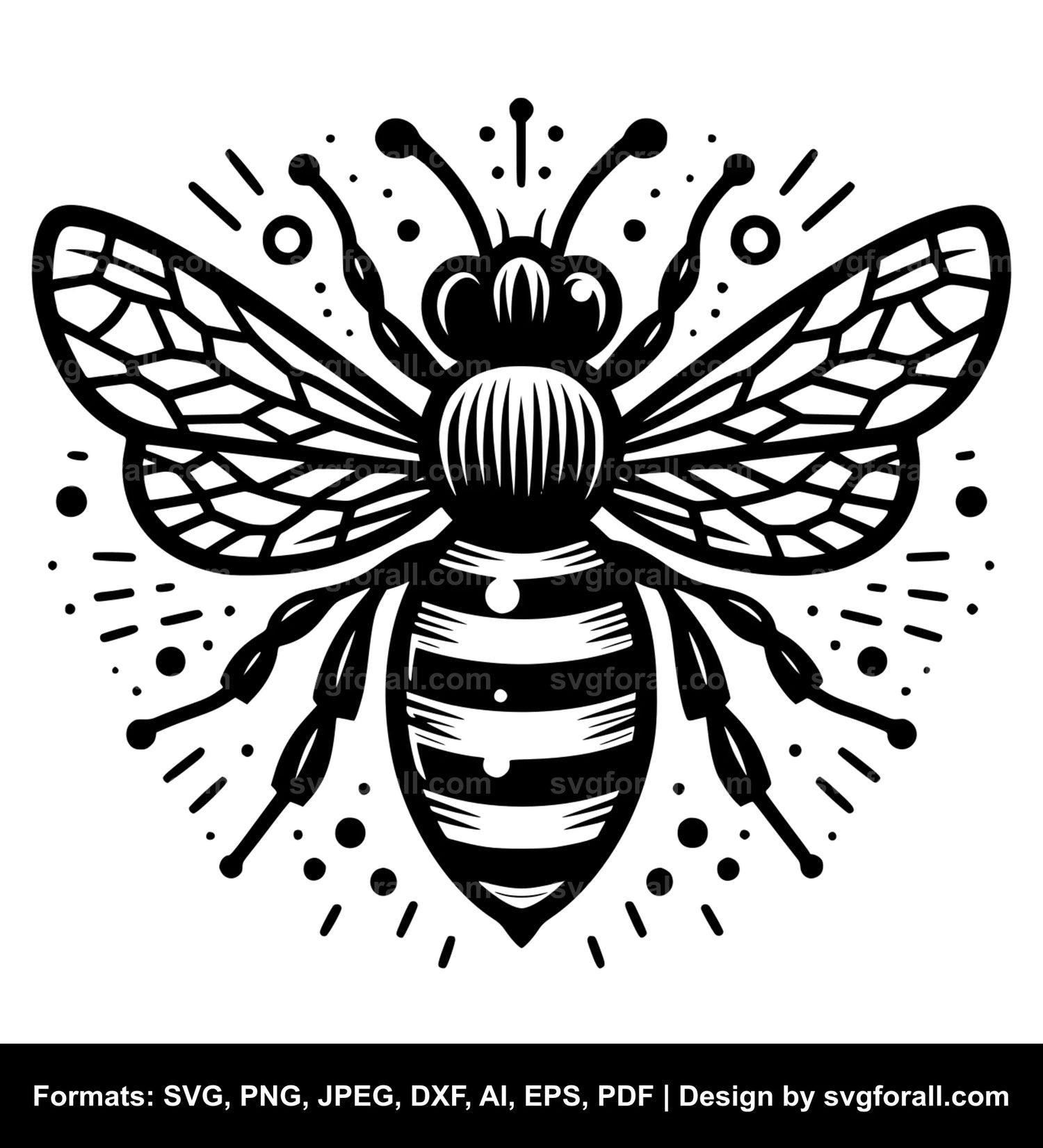 Honey Bee Cricut SVG