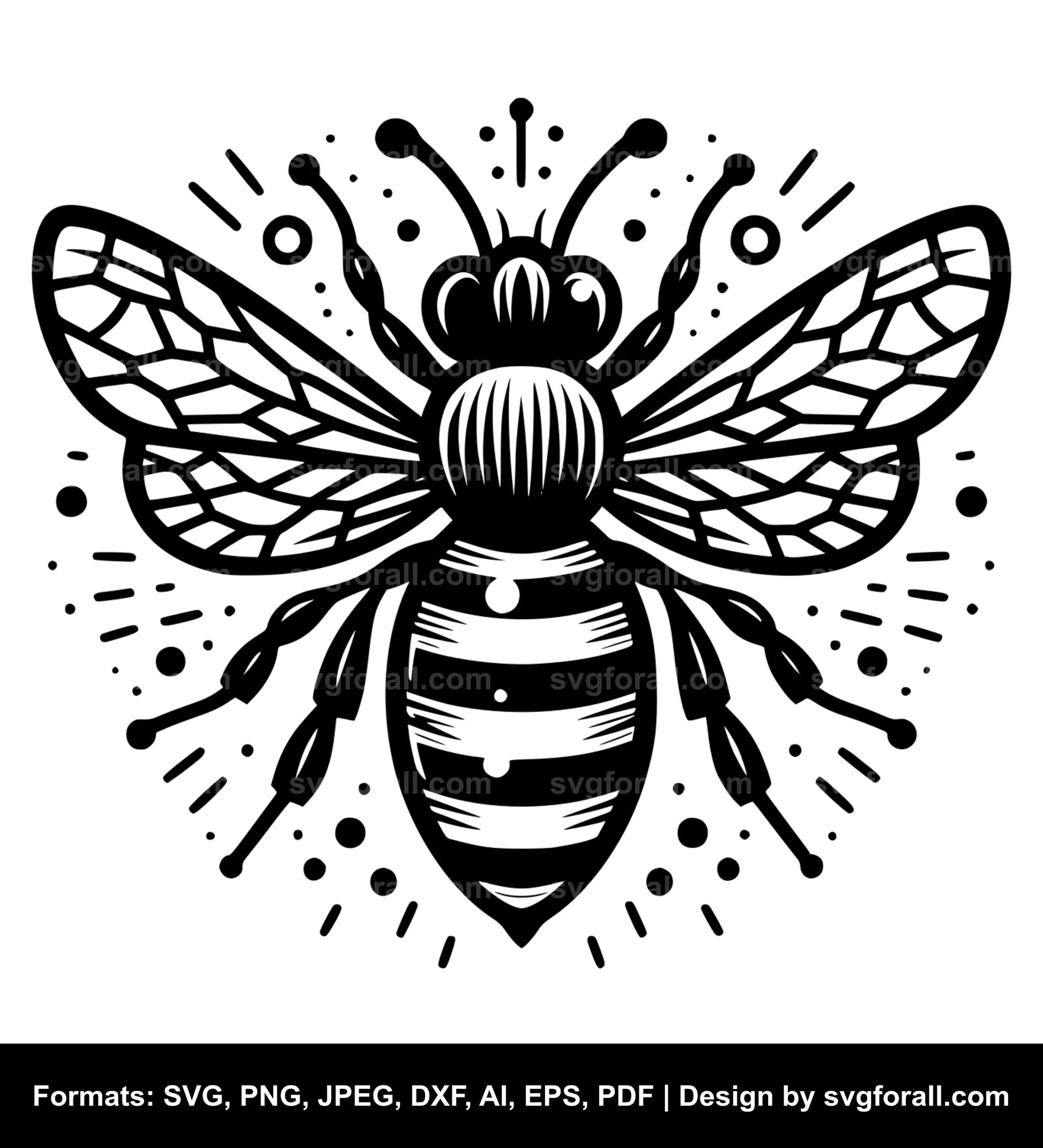 Honey Bee Cricut SVG