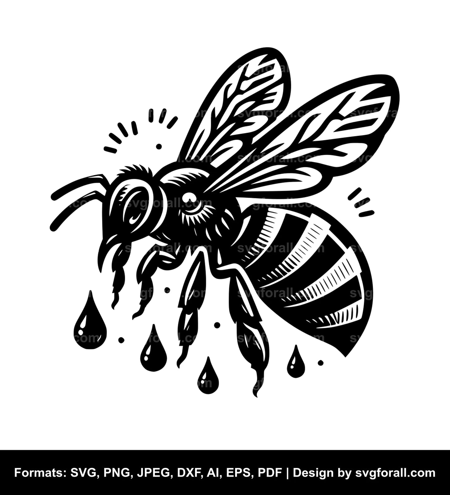 Honey Bee SVG File