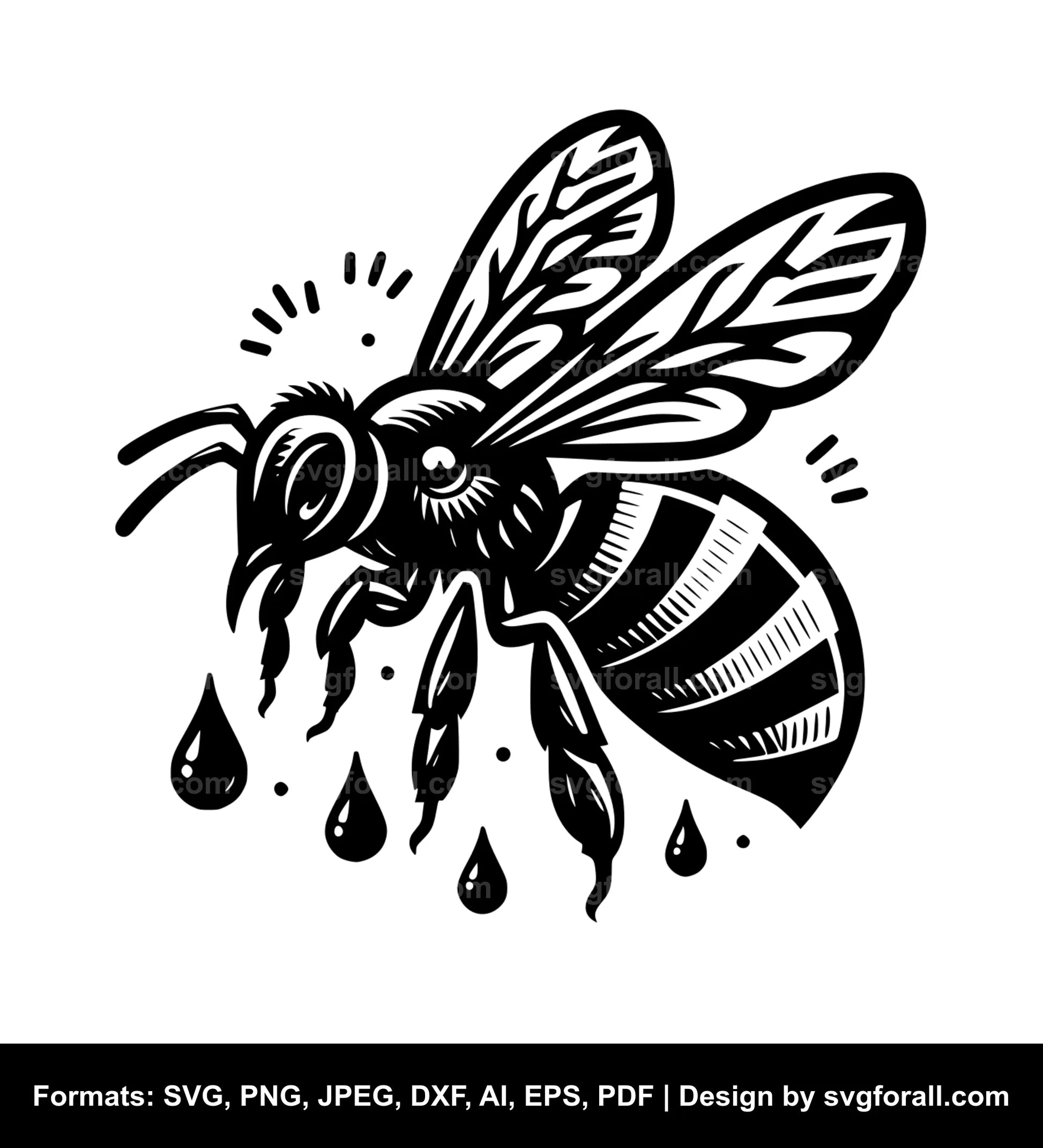 Honey Bee SVG File