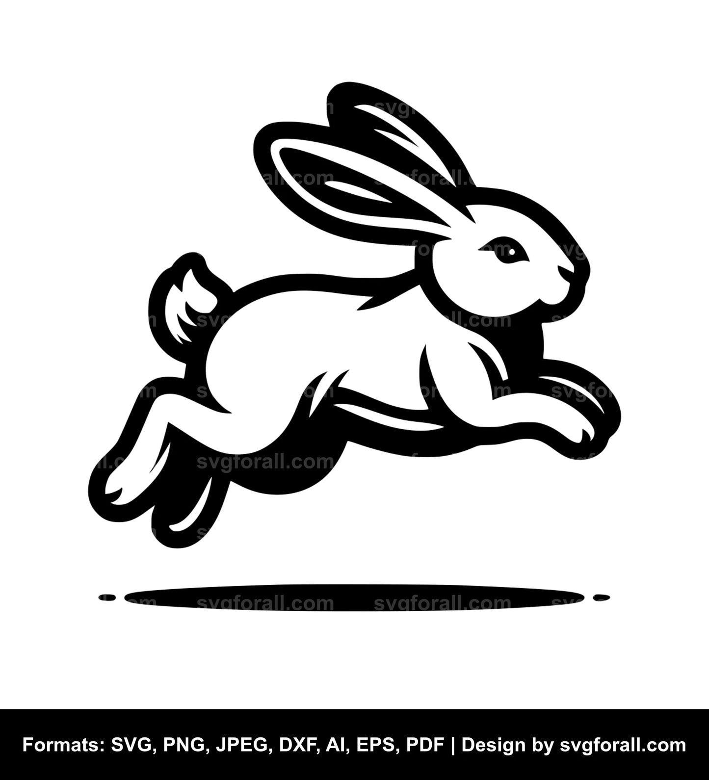 Hopping Bunny Cricut SVG