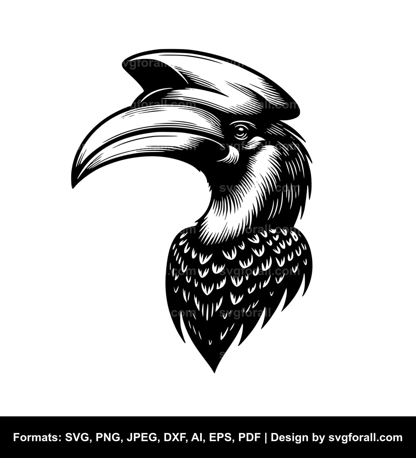 Hornbill SVG PNG