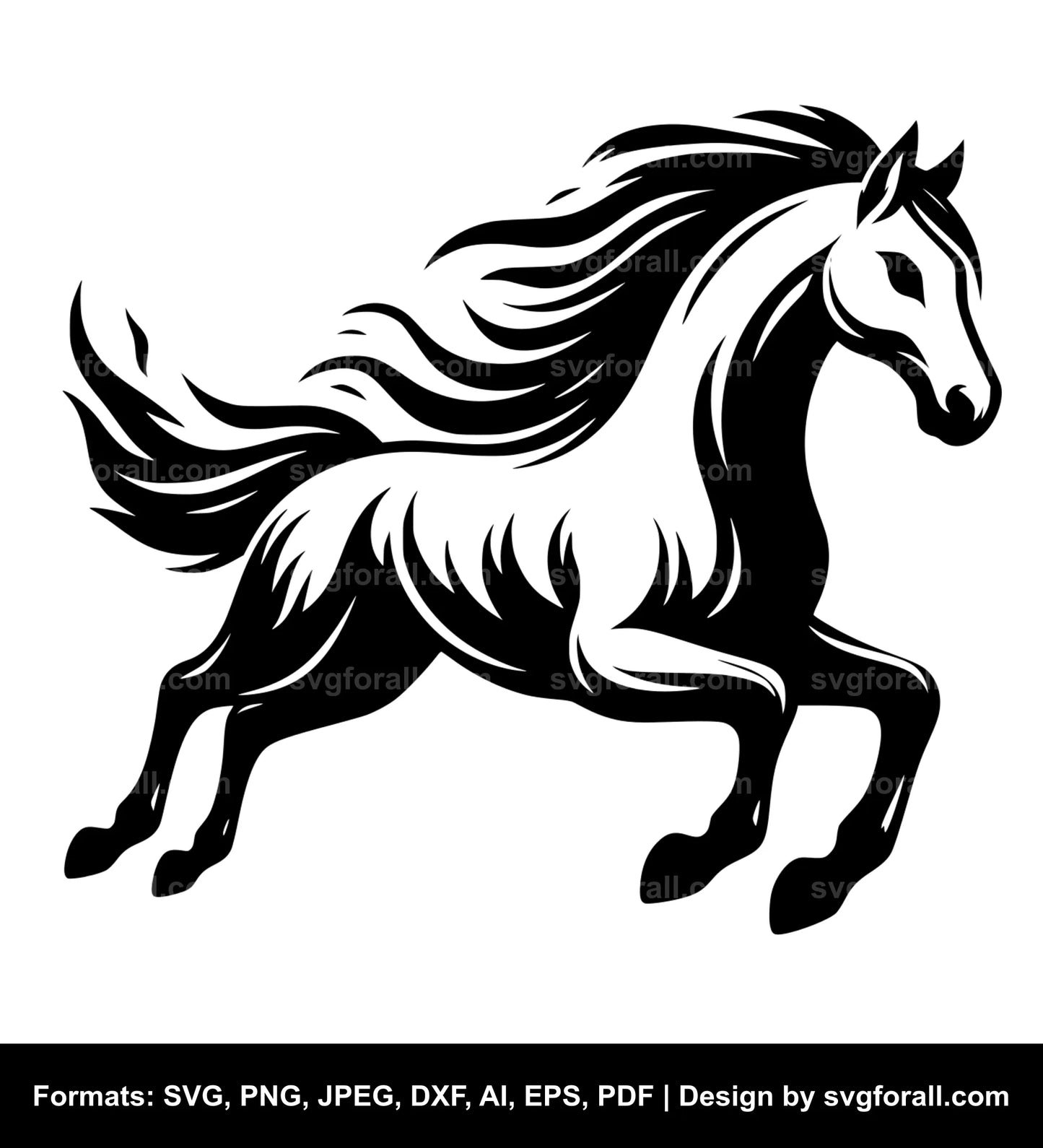 Horse Ghost Vector SVG