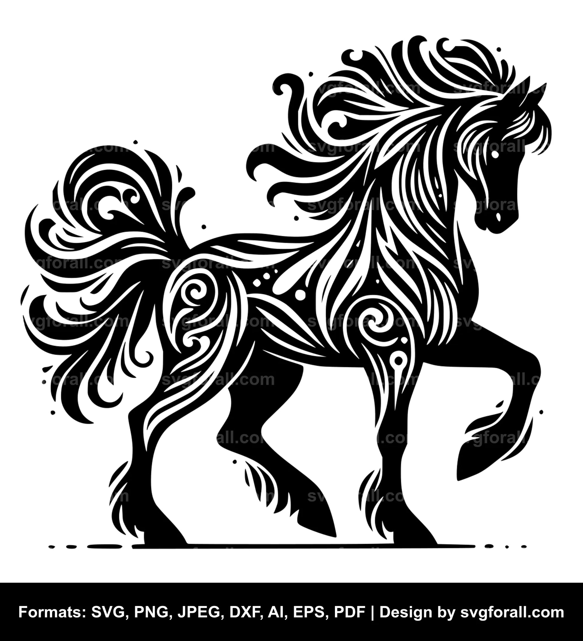 Horse SVG Clipart