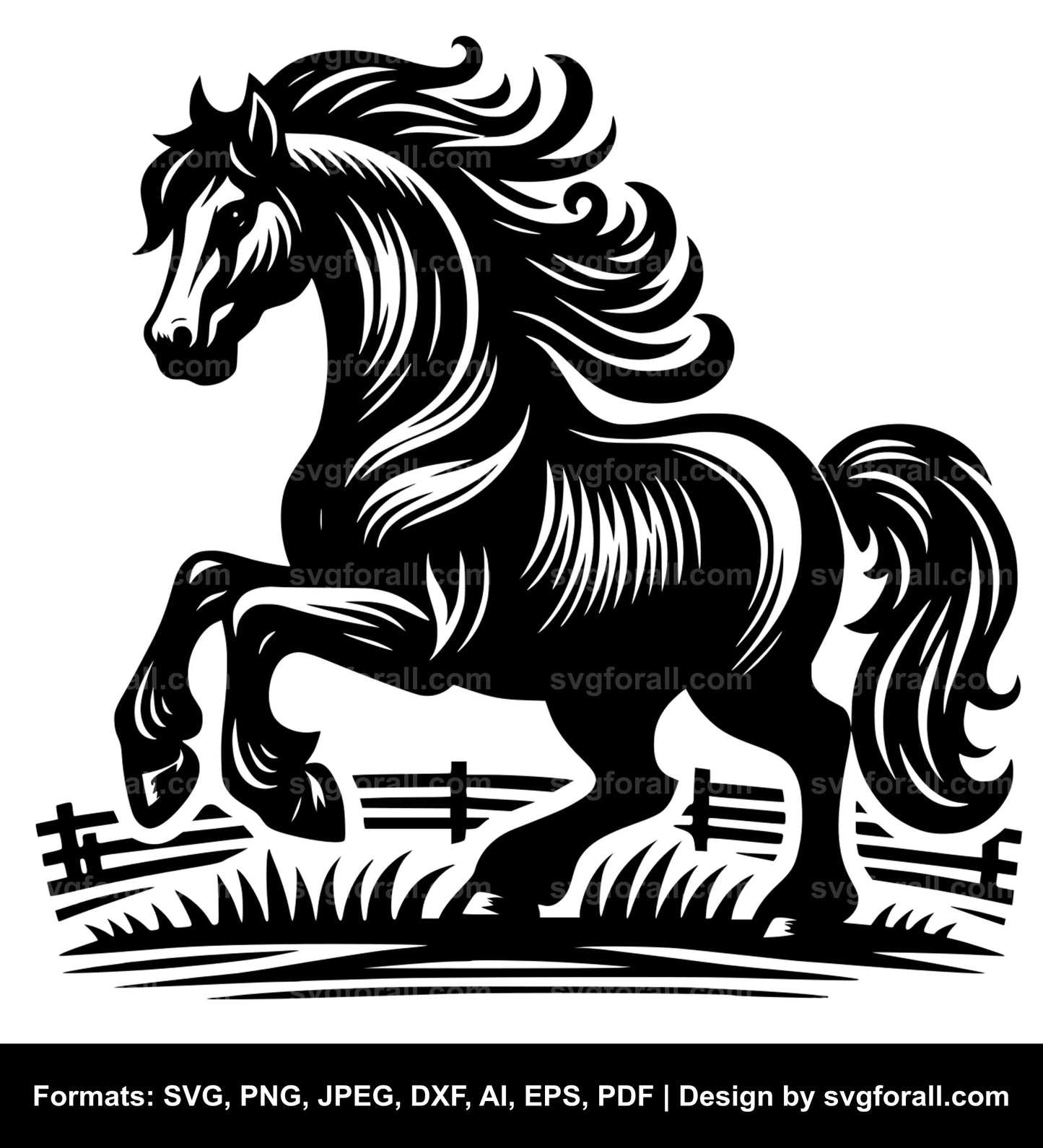 Horse SVG Cut File