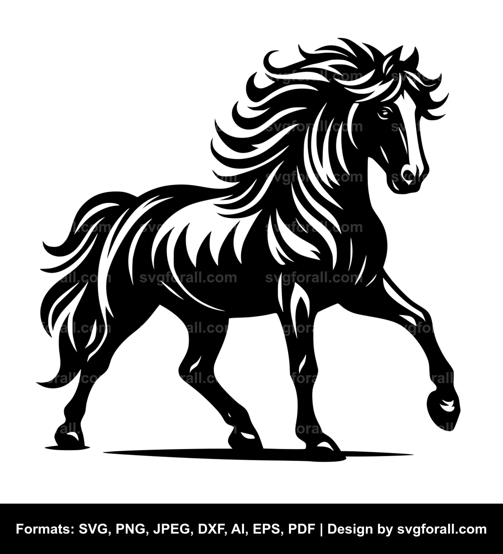 Horse SVG Vector