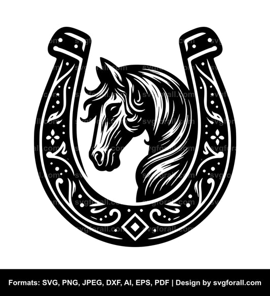 Horse Shoe SVG PNG