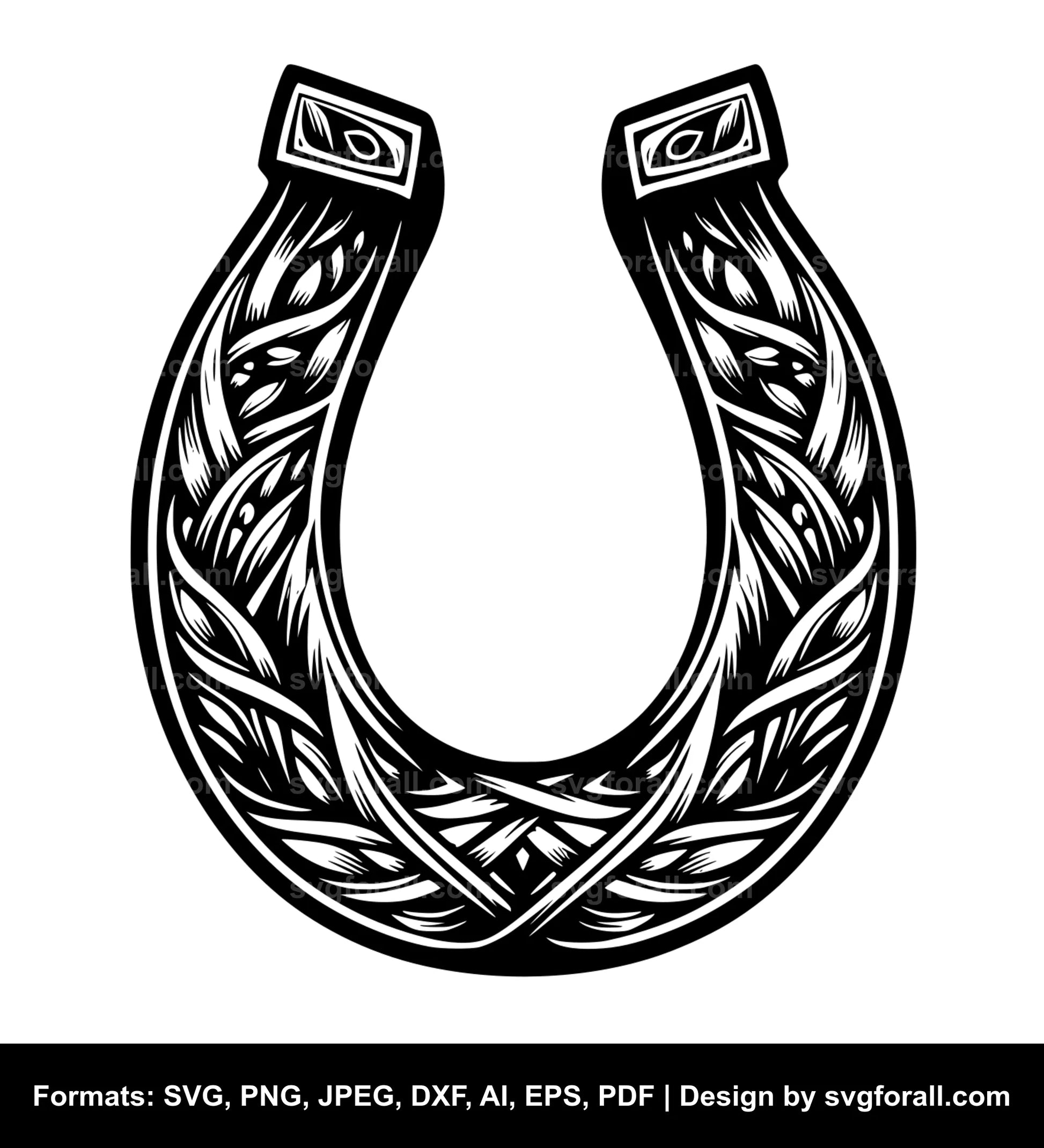 Horse Shoe Vector SVG