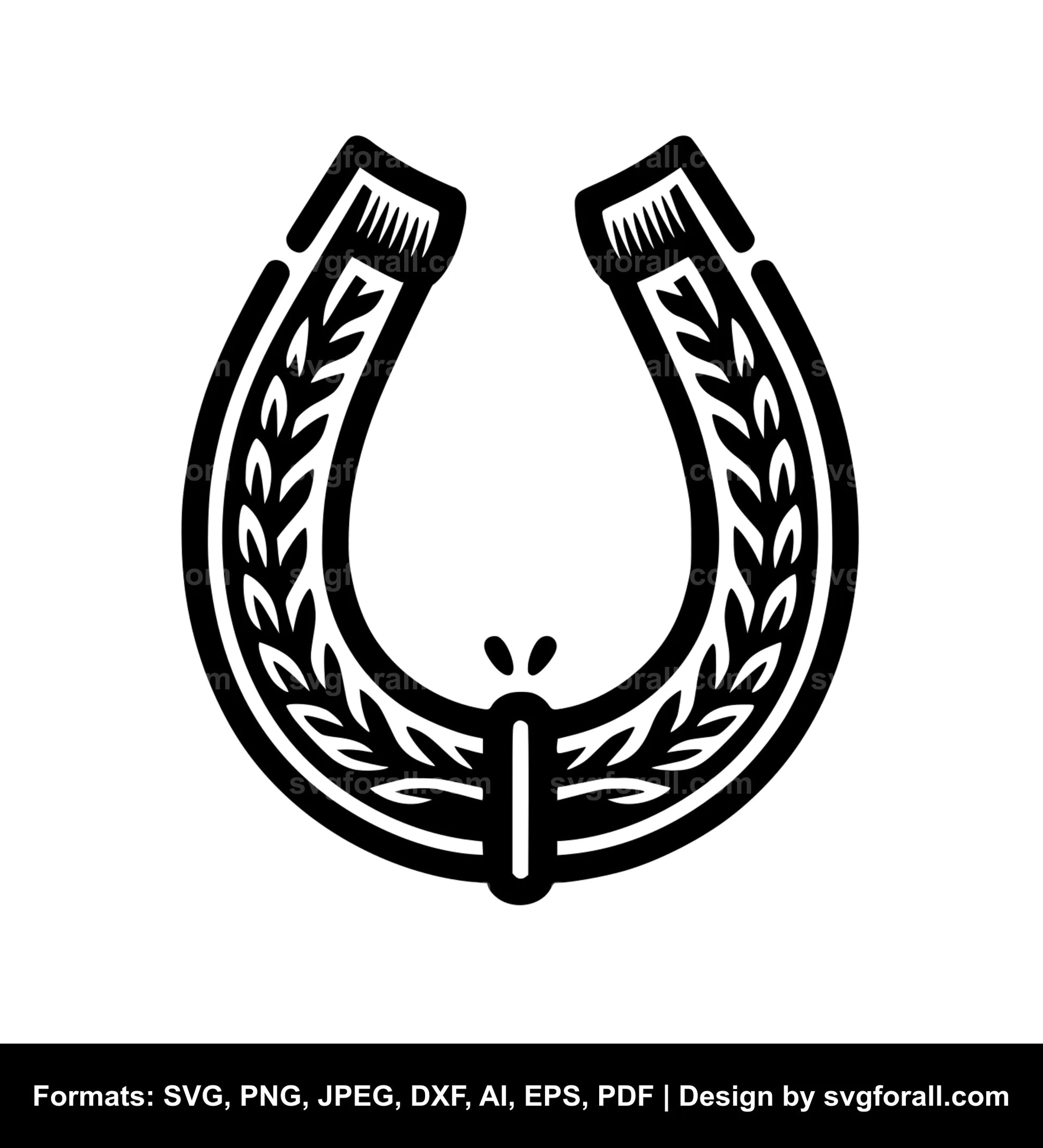 Horseshoe SVG Vector