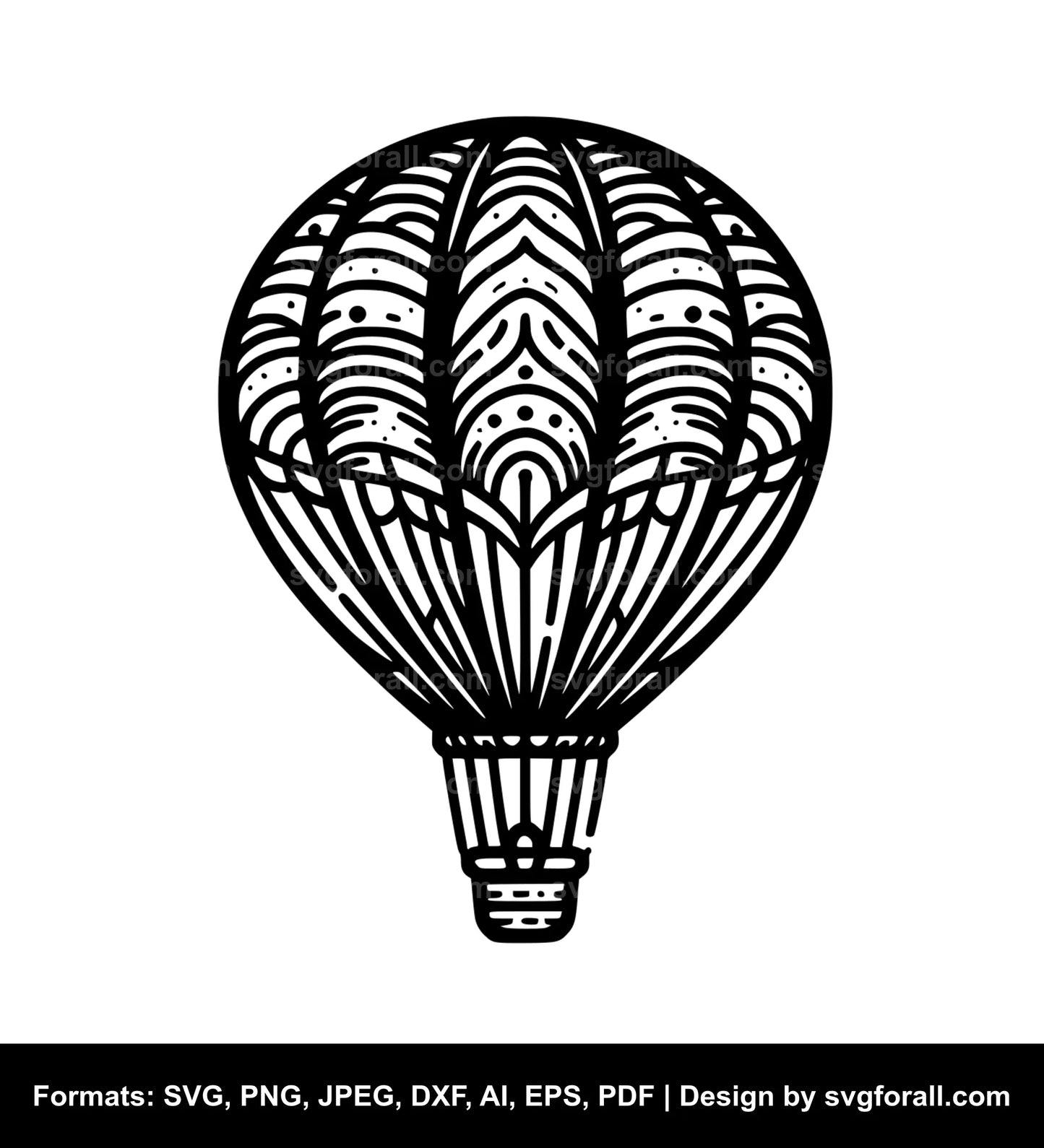 Hot Air Balloon SVG