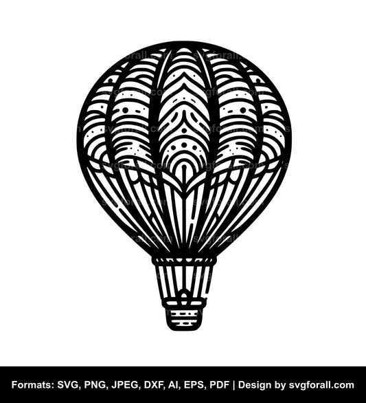 Hot Air Balloon SVG