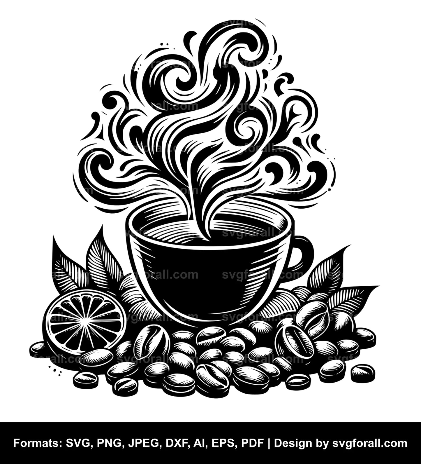 Hot Coffee SVG Download