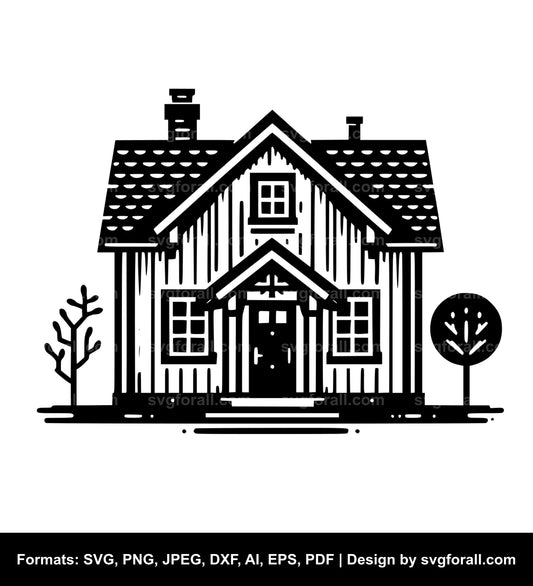 House SVG Vector