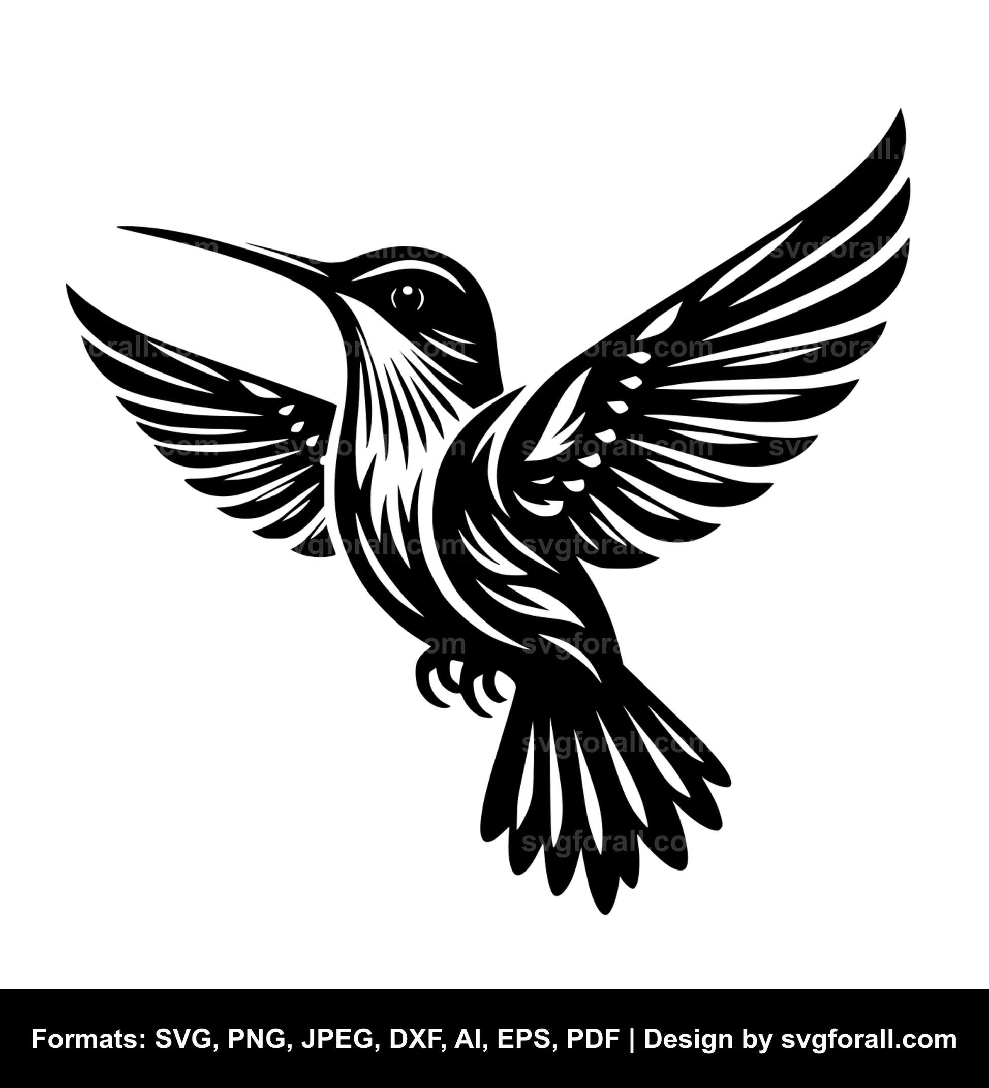 Hummingbird SVG File