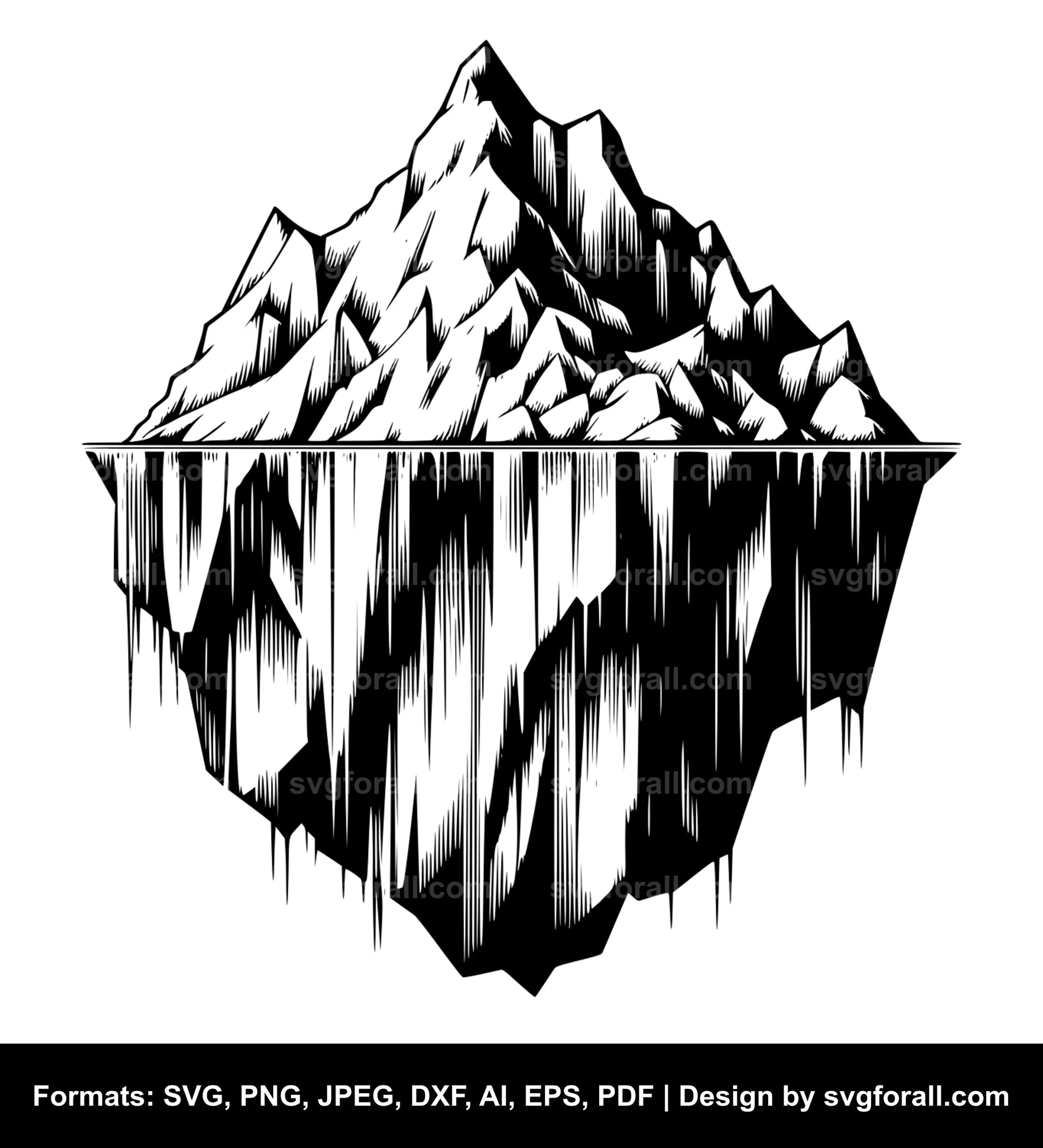 Iceberg Clipart SVG