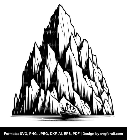 Iceberg SVG File