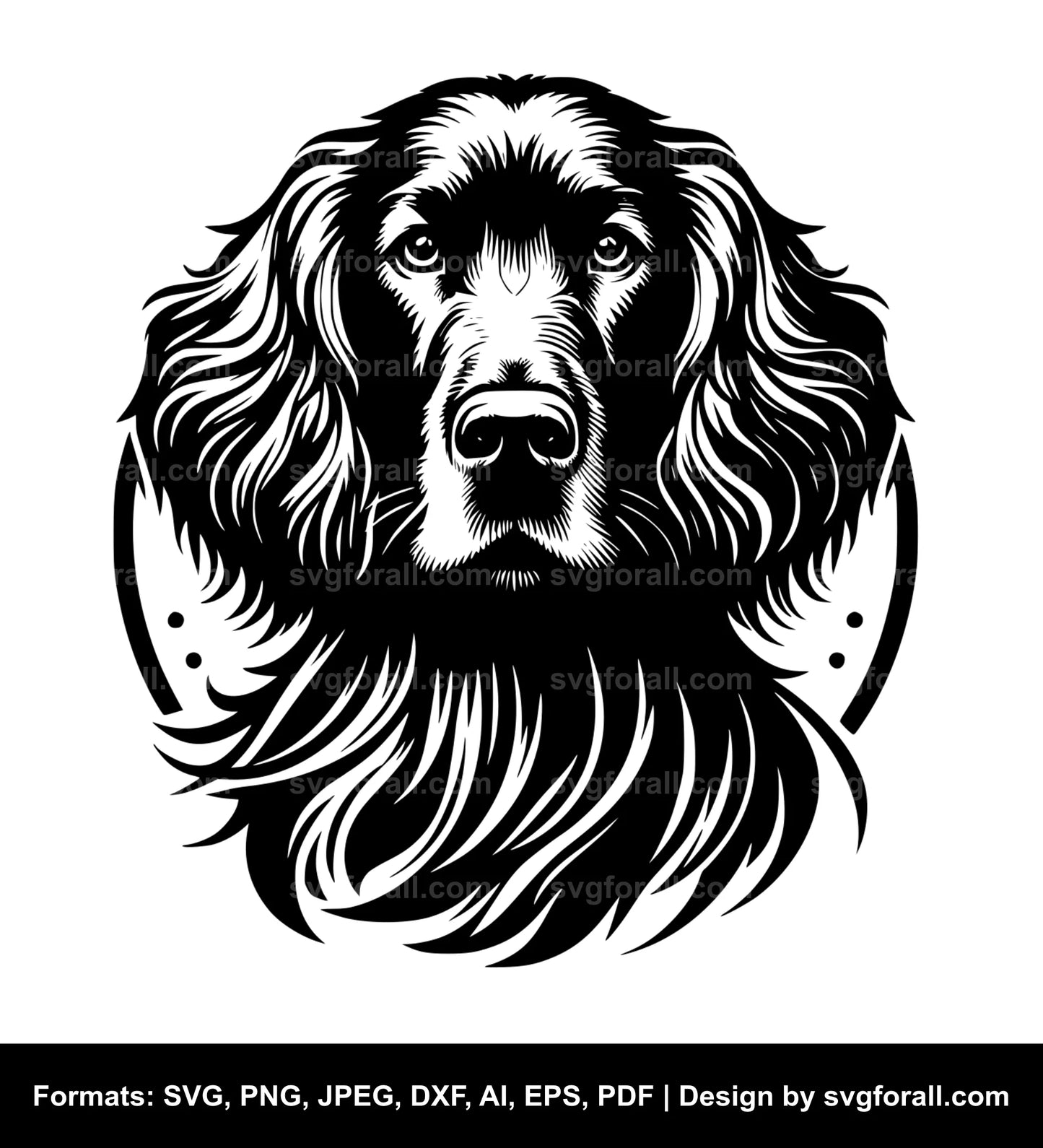 Irish Setter Dog SVG