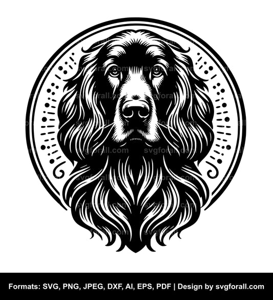 Irish Setter Dog SVG File