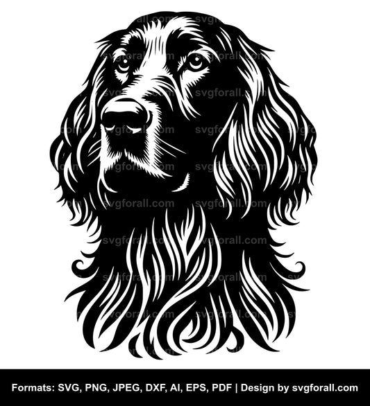 Irish Setter Dog Vector SVG