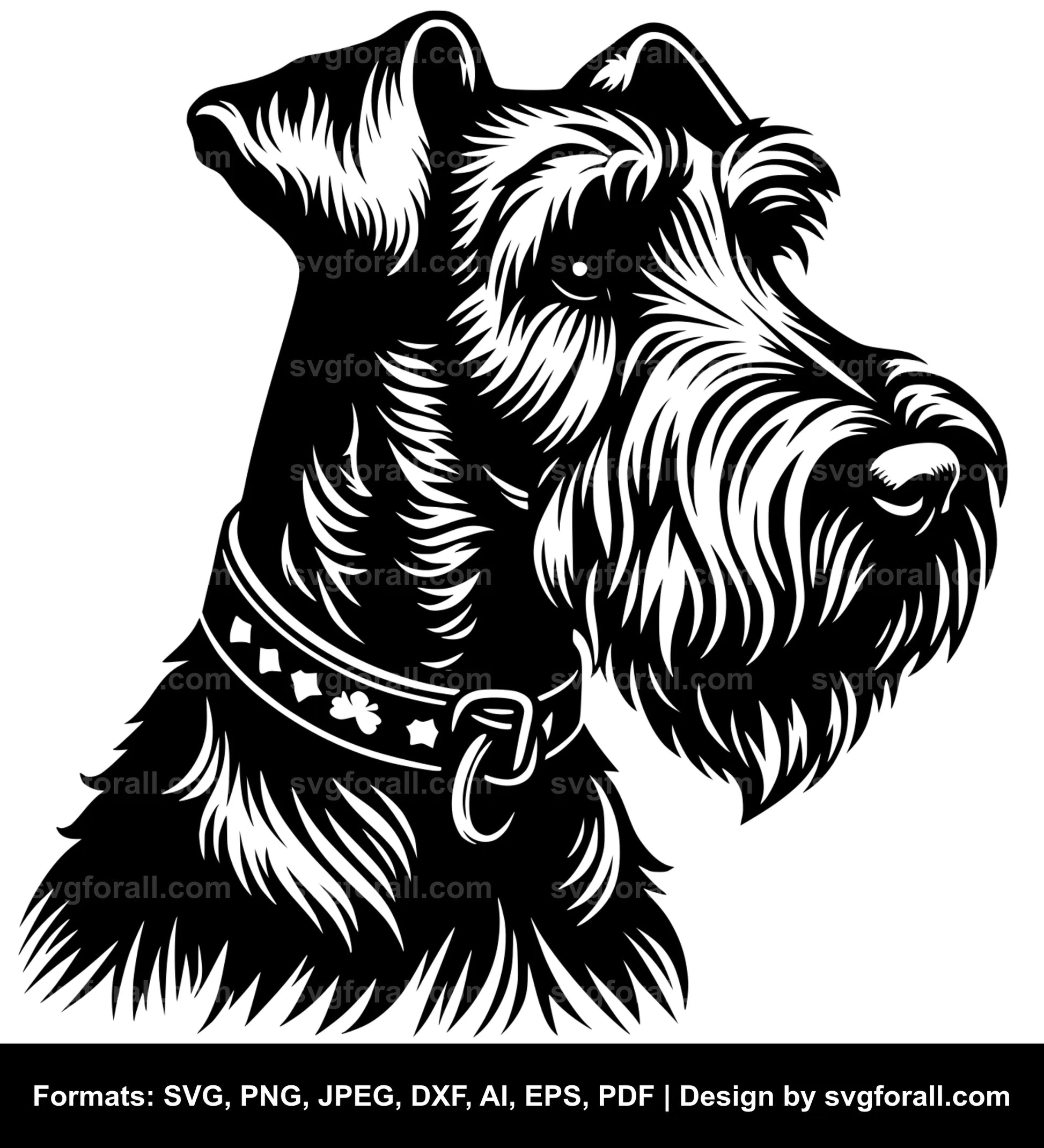 Irish Terrier Dog SVG