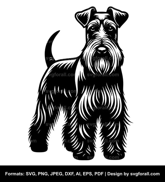 Irish Terrier Dog SVG Design