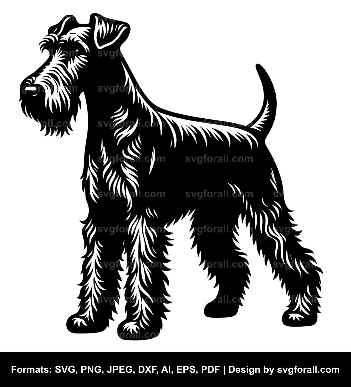 Irish Terrier Dog SVG PNG