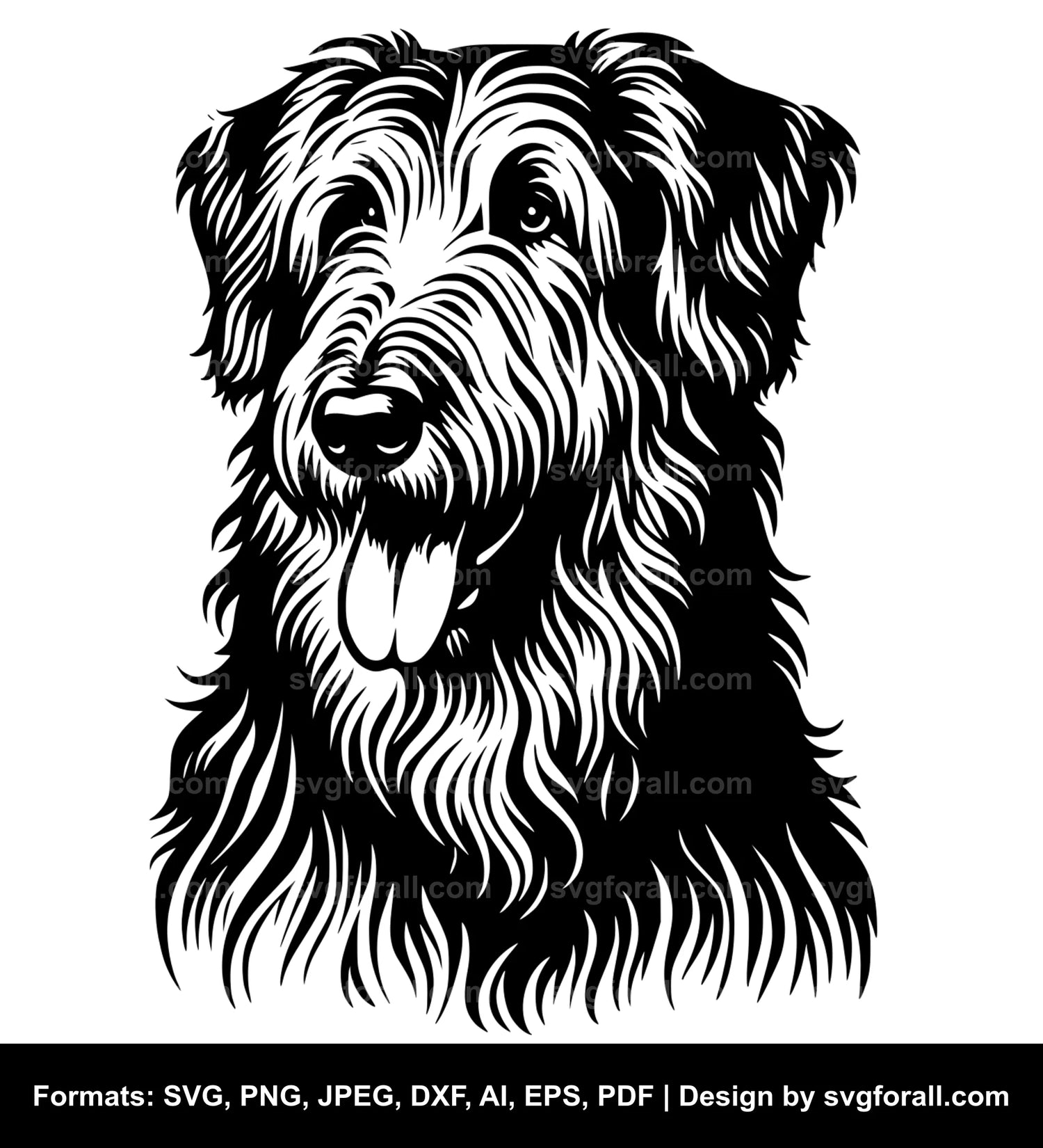 Irish Wolfhound Dog SVG Download