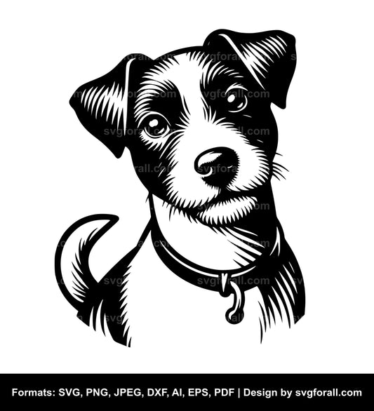 Jack Russell Terrier Dog SVG