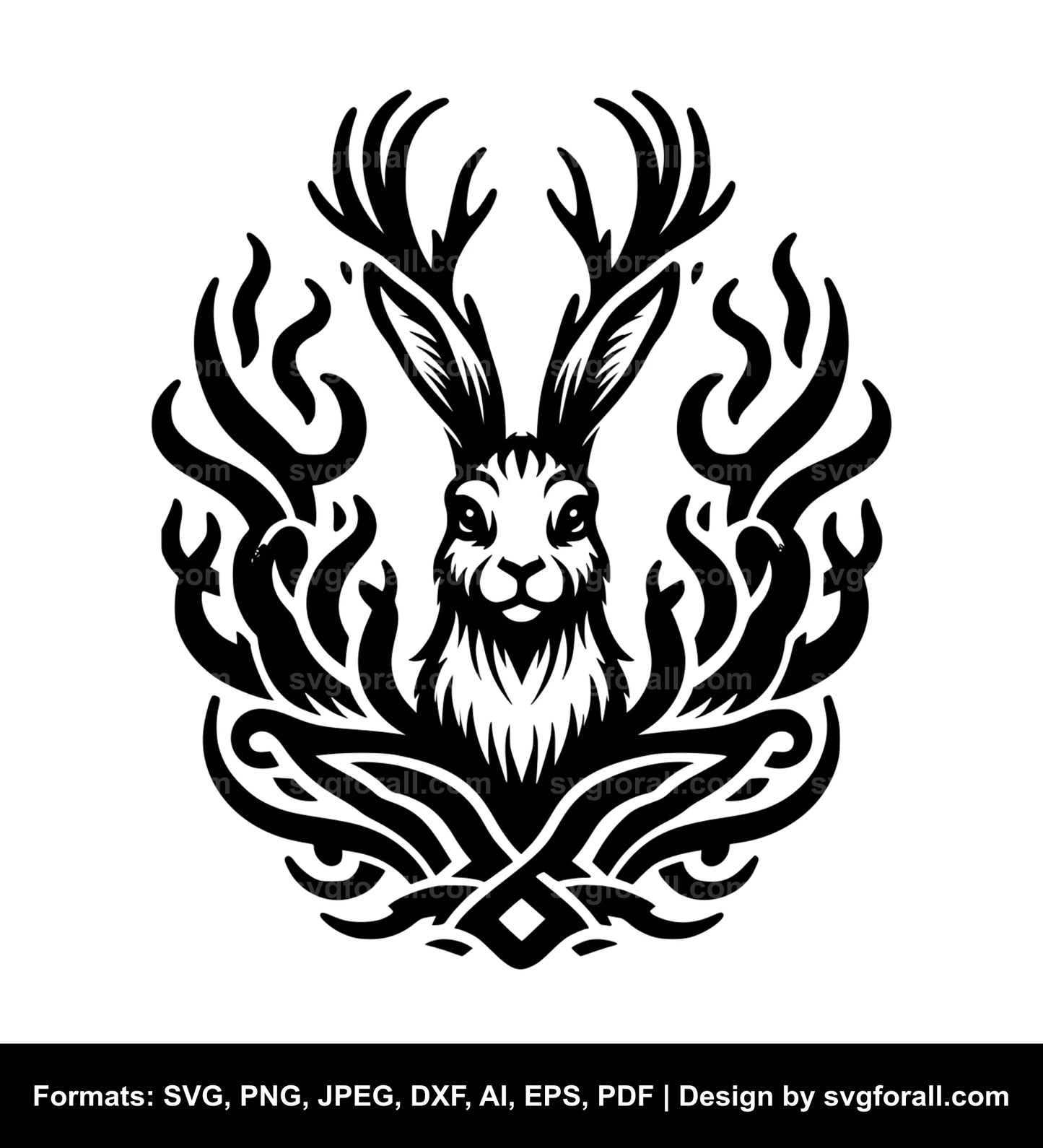 Jackalope SVG PNG